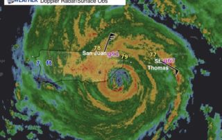 Hurricane Maria Doppler Landfall