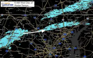 December 27 snow radar morning 6 AM
