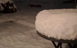 Snow in Salisbury DEc 8 9 PM