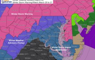 March 20 Winter Storm Warning