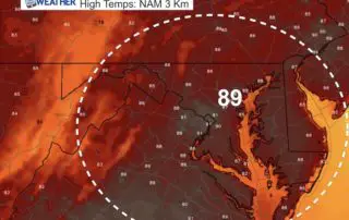 June 16 weather Fathers Day high temperatures