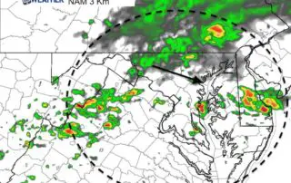 June 7 weather rain radar Saturday 2 PM