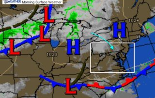 July 13 weather map