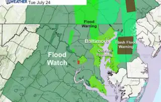 July 24 weather flood warning watch