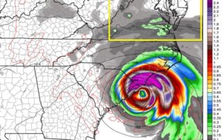 Hurricane Florence ECWMF Forecast Saturday 2 PM