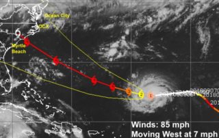 Hurricane Florence Sunday Septemebr 9 5 PM