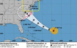 September 11 weather Hurricane Florence NHC Track
