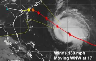 September 12 Hurricane Florence Satellite morning