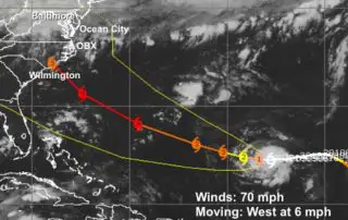 September 9 Tropical Storm Florence Satellite