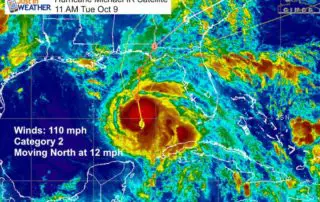 October 9 Hurricane Michael IR Satellite 11 AM