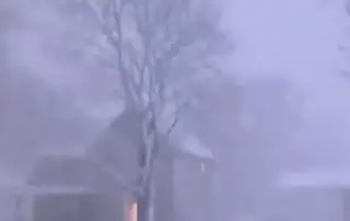 November 26 thunder snow chicago video clip