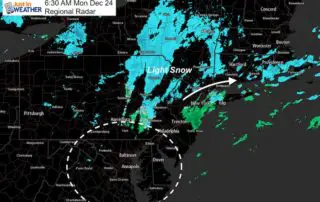 December 24 weather snow Christmas Eve radar