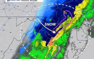 January 29 weather snow radar Tuesday 5 PM