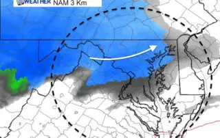 January 31 weather snow radar Friday 8 AM