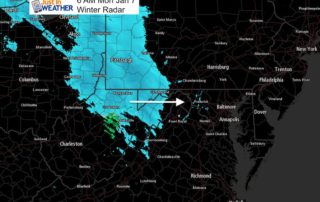 January 7 weather snow radar morning
