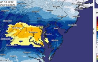 Snow Reports From January 13 Storm NWS
