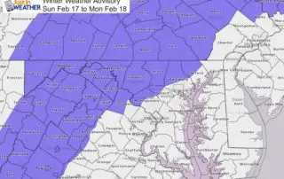 February 17 winter weather advisory