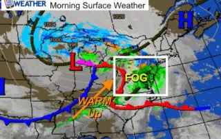 March 10 weather morning map