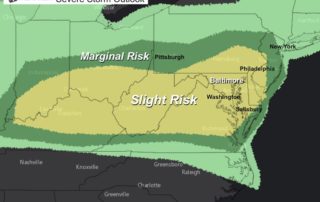 May 26 weather severe storm risk Sunday region