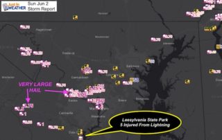 June 3 weather Storm Report Sunday