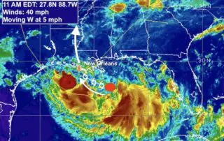July 11 tropical storm barry satellite