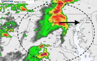 July 22 weather severe storm radar Monday 4 PM
