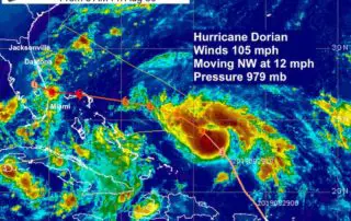 August 30 weather hurricane dorian ir satellite friday