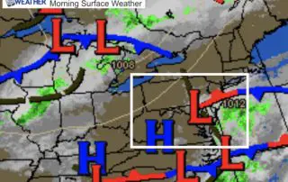 August 6 weather morning map