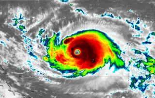 Hurricane Dorian Cat 4 130 mph winds IR Satellite