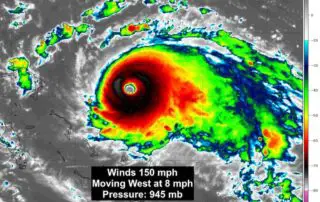 Hurricane Dorian IR satellite August 31 5 PM