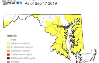 September 19 Drought Monitor weather Maryland