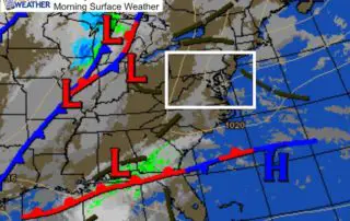 October 29 morning surface weather