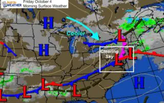 October 4 friday morning surface weather