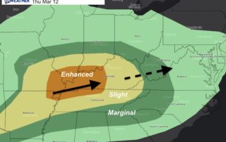 March 12 weather severe storm outlook Thursday