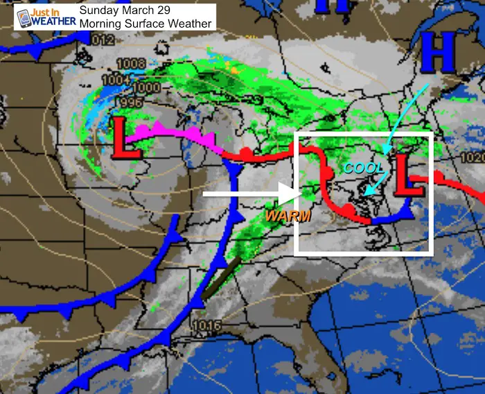 March 29 weather storm Sunday morning