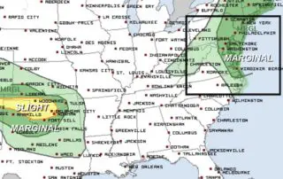 April 20 weather severe storm risk Tuesday