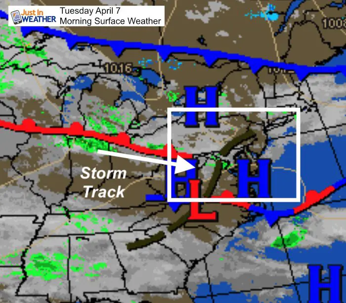 April 7 weather morning