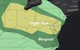 April 7 weather severe storm risk Tuesday