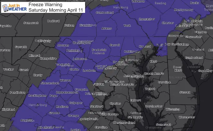 Freeze Warning April 11 2020