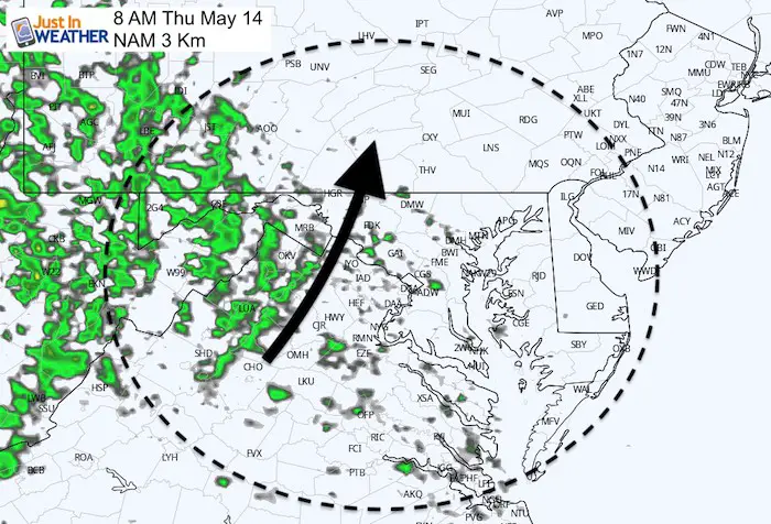 May 12 maryland weather rain Thursday