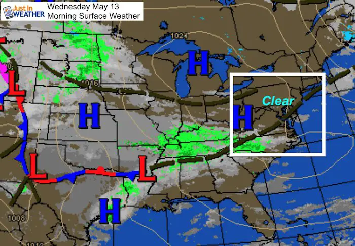 May 13 maryland weather Wednesday morning