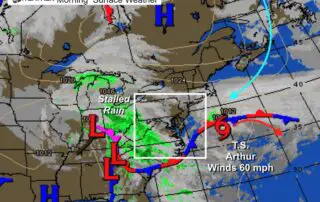 May 19 maryland weather surface map Tuesday
