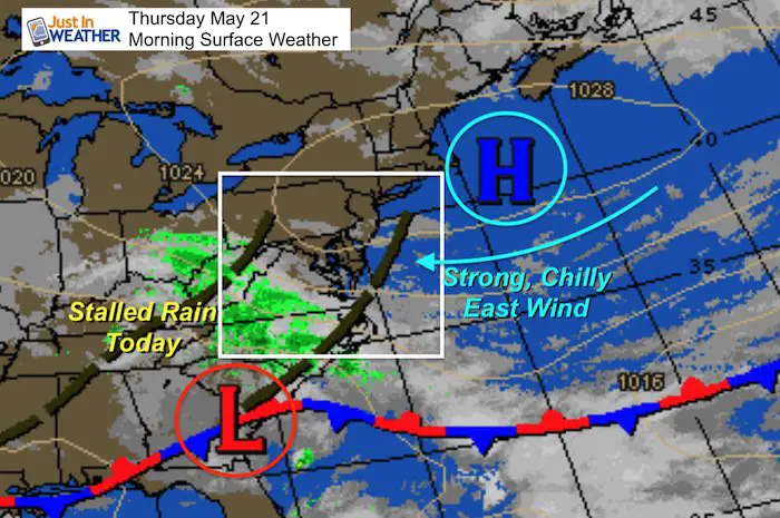 May 21 maryland weather Thursday morning
