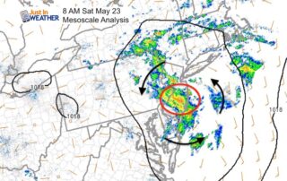 May 23 maryland weather mesoscale rain storm Saturday morning