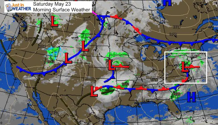 May 23 maryland weather rain storm Memorial weekend Saturday morning