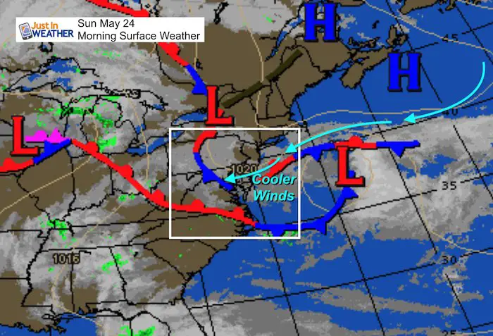 May 24 maryland weather Sunday morning memorial day weekend