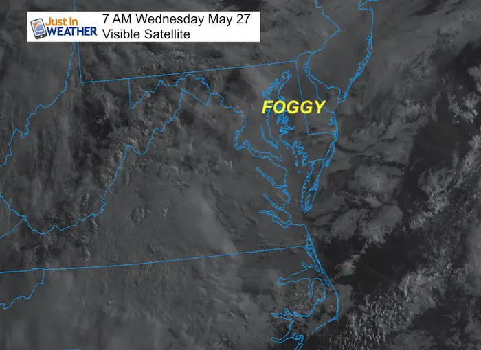 May 27 maryland weather fog morning satellite