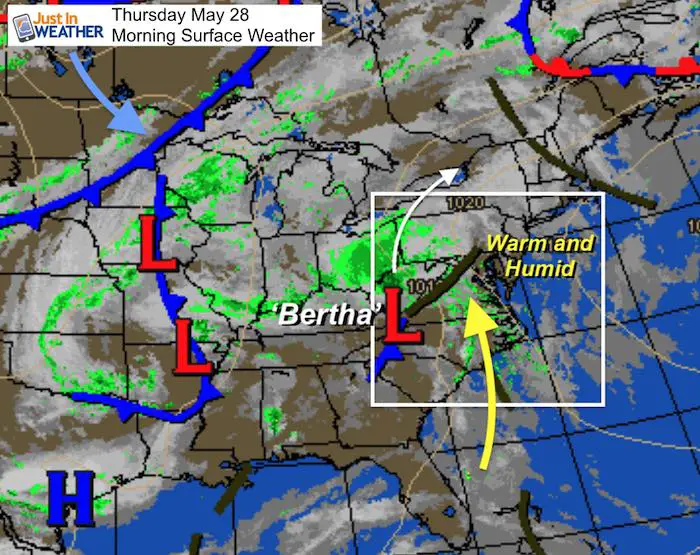 May 28 maryland weather Thursday mornning