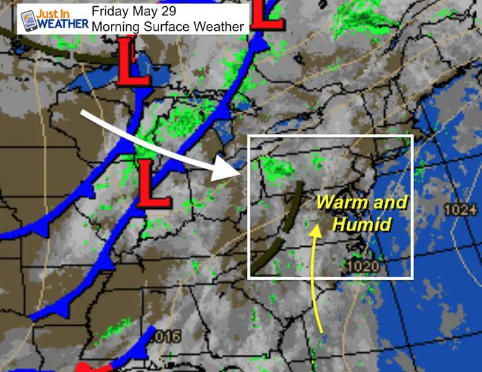 May 29 maryland weather Friday morning