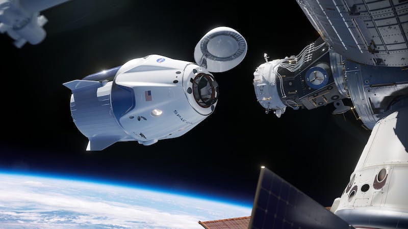 SpaceX docking with ISS